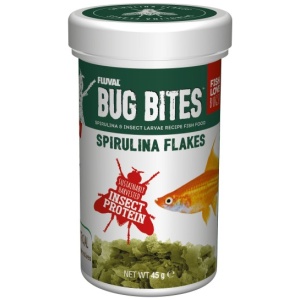 Fluval Bug Bites Spirulina Flakes