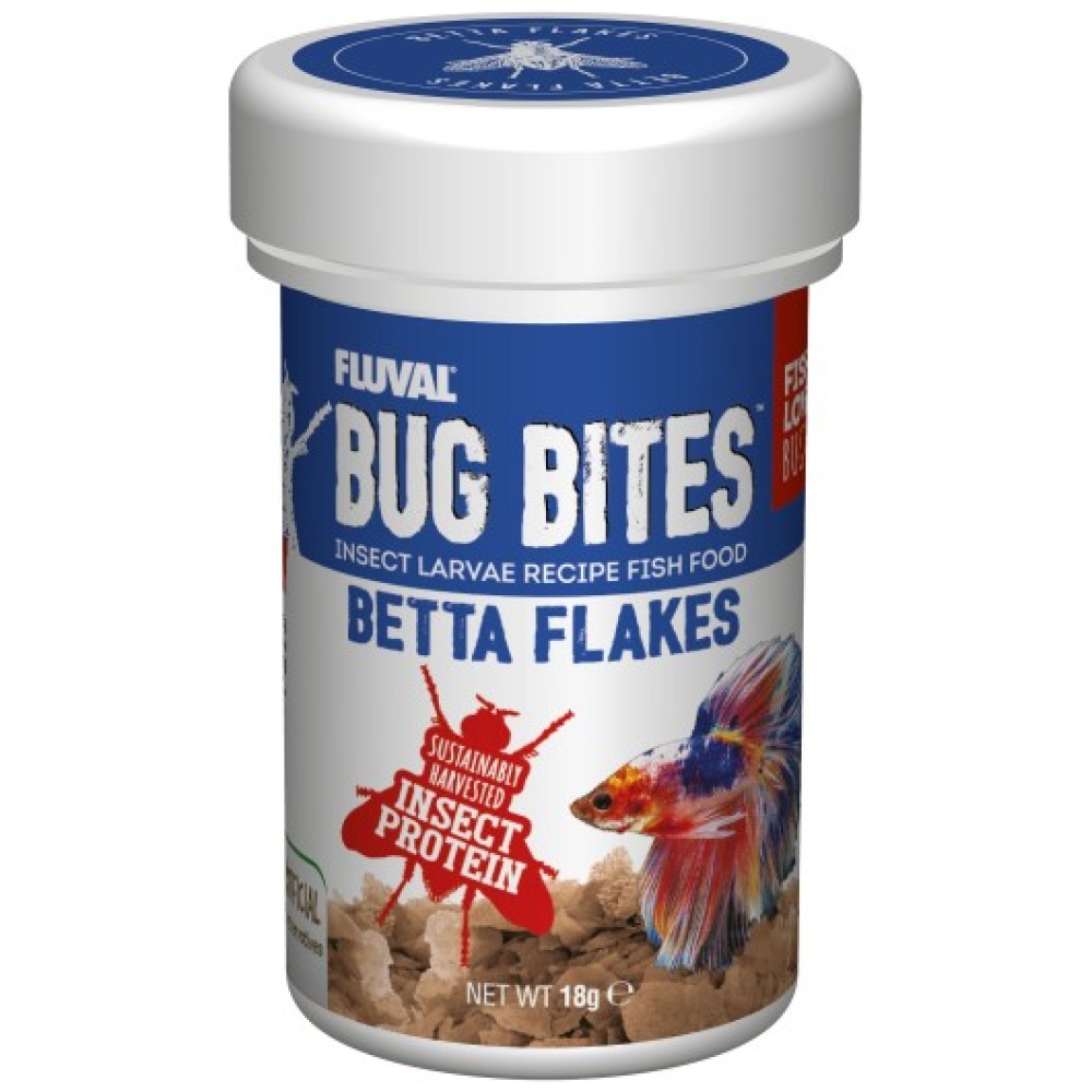 Fluval Bug Bites Betta Colour Flakes 18gm