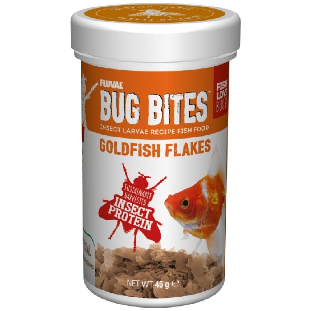 Fluval Bug Bites Goldfish Flakes