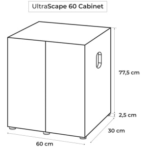 Aquael Ultrascape 60 Snow Cabinet