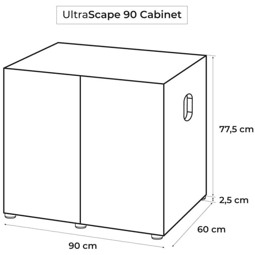 Aquael Ultrascape 90 Snow Cabinet - Image 3