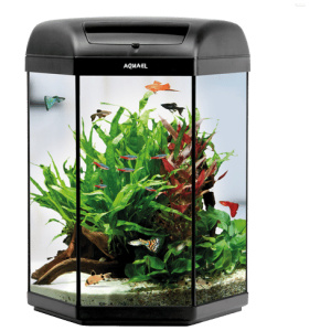 Aquael Hexa Set LT 60L Black Aquarium Set