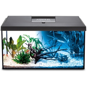 Aquael Leddy Day & Night 40 Black Aquarium Set