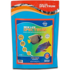 New Life Spectrum Large Tropical Fish Diet 600g – Sinking Pellet 3-3.5mm