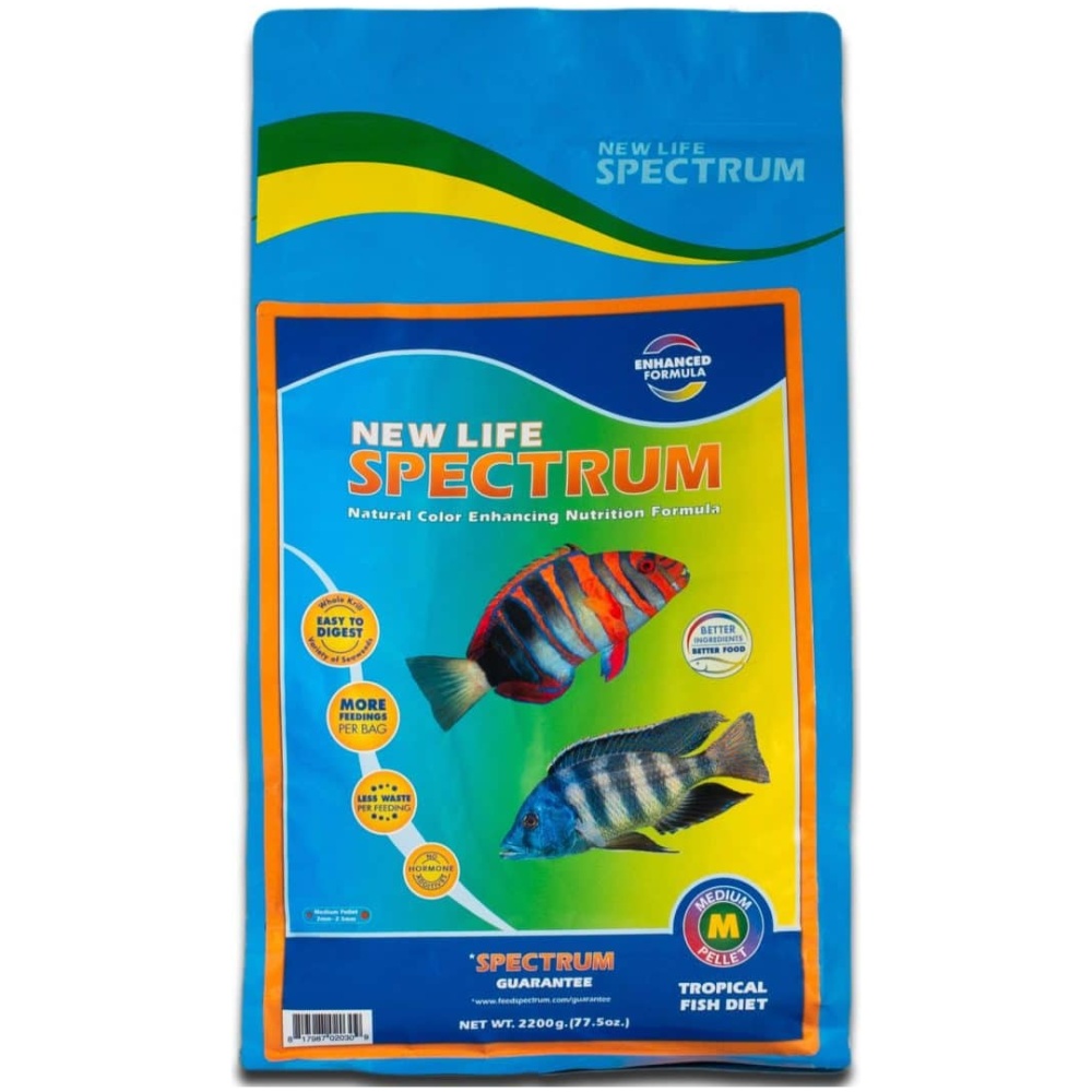 New Life Spectrum Medium Tropical Fish Formula 2.2kg - 2-2.5mm Sinking Pellets