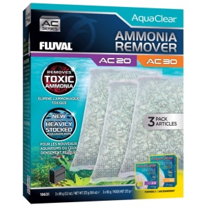 Fluval AC20/30 Ammonia Remover Insert 3 Pack