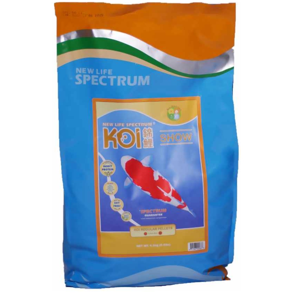 New Life Spectrum Koi Formulas, Show (Regular Koi Pellets 5.5-6mm), 4.5kg