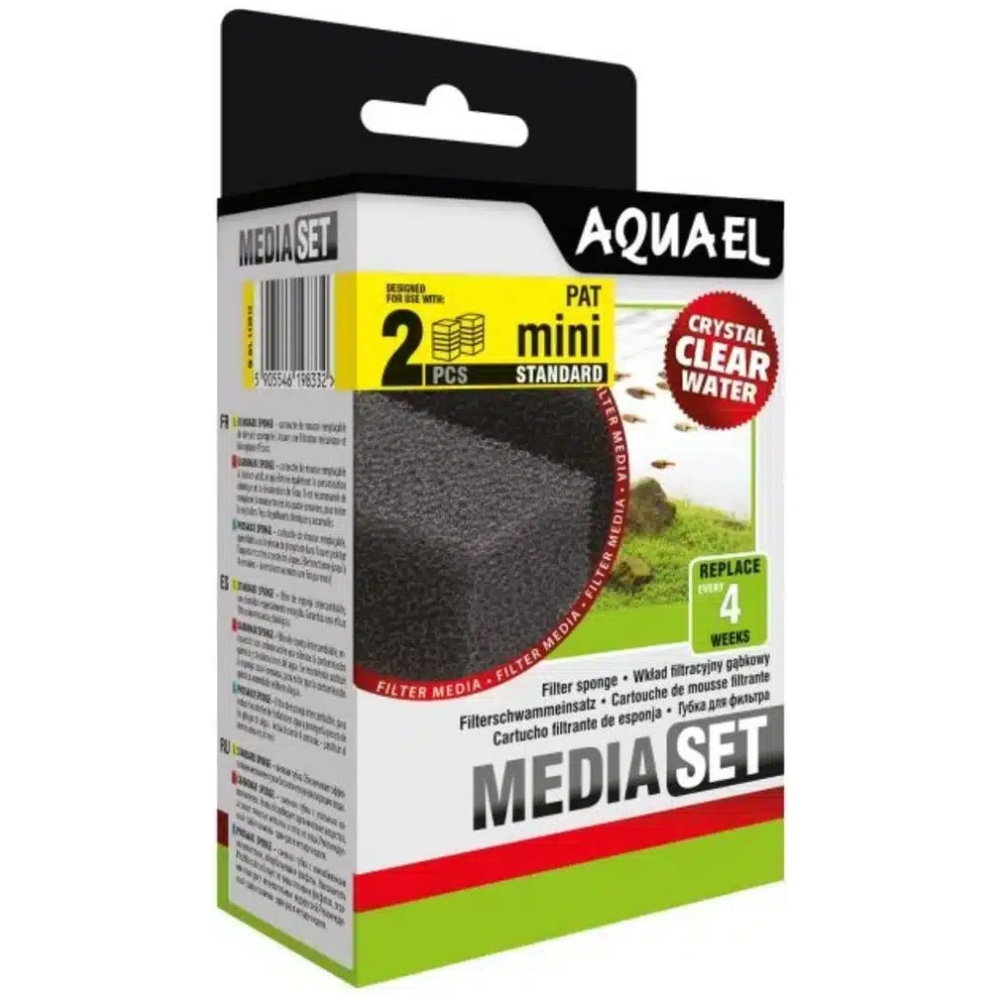 Aquael Filter Sponge PAT Mini (2pcs) – STANDARD Sponge