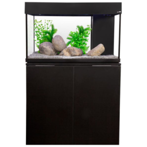 AquaVogue 125 Aquarium 125L 80W X 42D X 50/75cm H Black