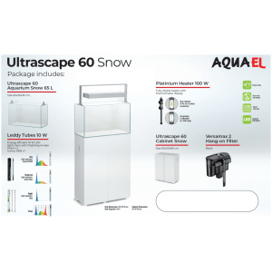 Aquael Ultrascape 60 Snow Package