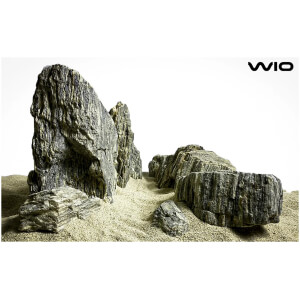WIO Grey Fossil Wood Rocks Mega Box Set 22kg
