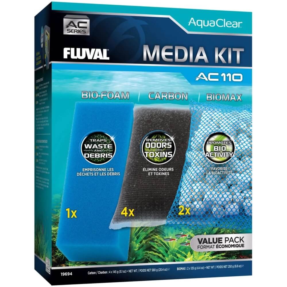 Fluval Aquaclear AC110 Filter Media Maintenance Kit - Image 4