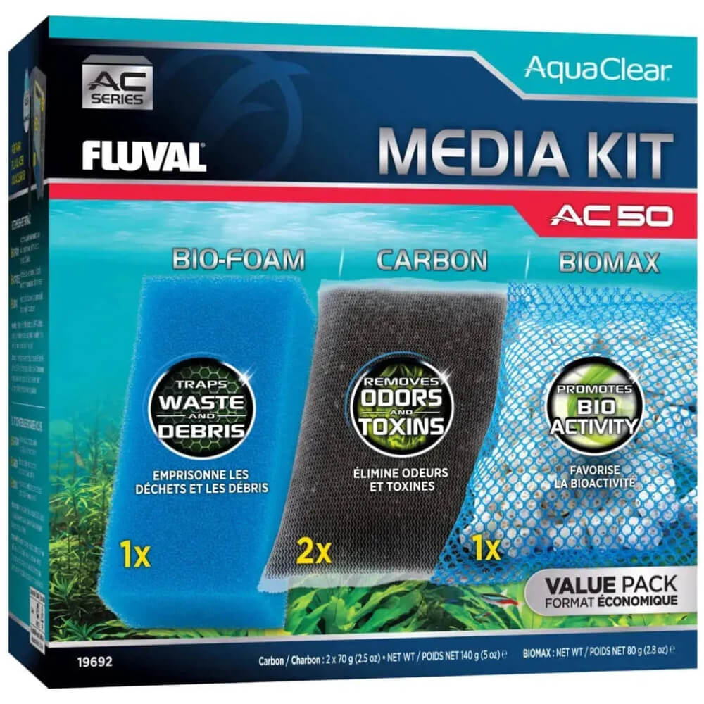 Fluval Aquaclear AC50  Filter Media Maintenance Kit