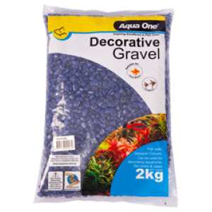 Decorative Gravel 2kg Deep Blue 7mm