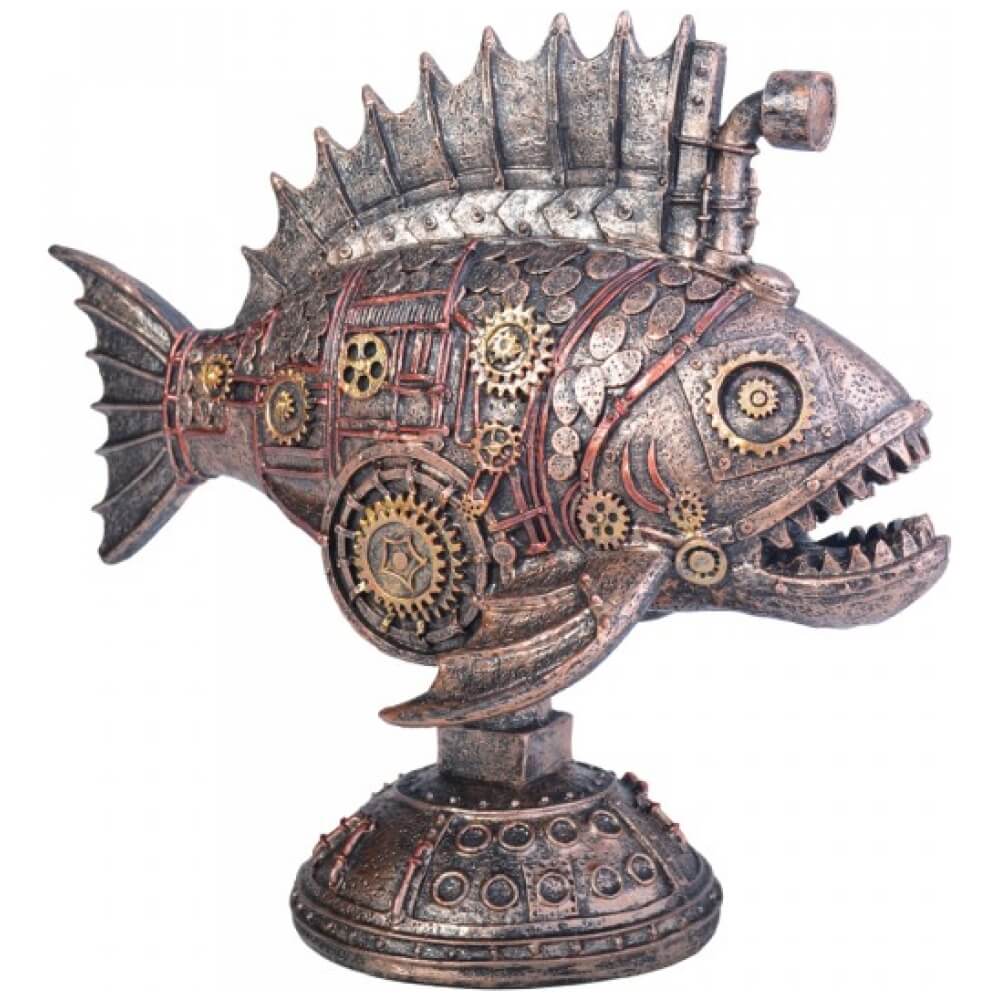 Bioscape Steampunk Fish Medium 20 x 5.5 x 19cm