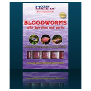 Ocean Nutrition Frozen Bloodworm Spirulina Garlic 100g