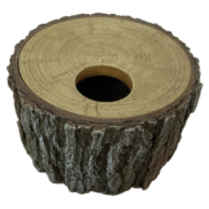 Wood Hide Small with Removable Lid – 15x15x8cm