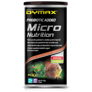 DYMAX MICRO NUTRITION 130G (SINKING PELLET 0.5MM)