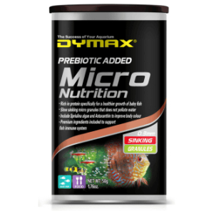 DYMAX MICRO NUTRITION 50G (SINKING PELLET 0.3MM)