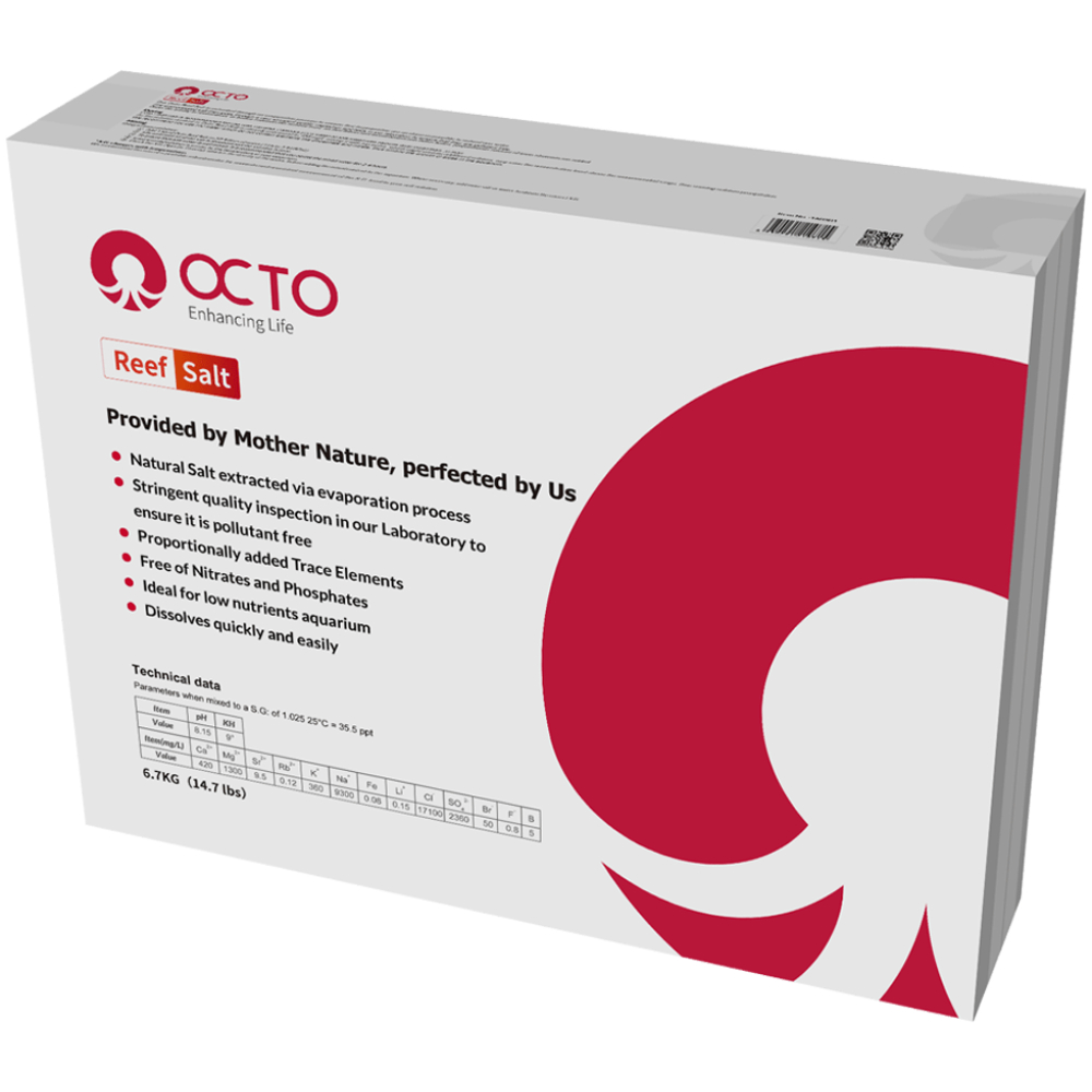 OCTO aka Reef Octopus Marine Reef Salt 6.7kg/box