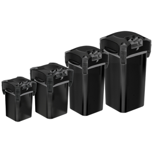 WHALE 200 CANISTER FILTER BLACK – 700l/h (100-200L Tank) – 2.3m cable