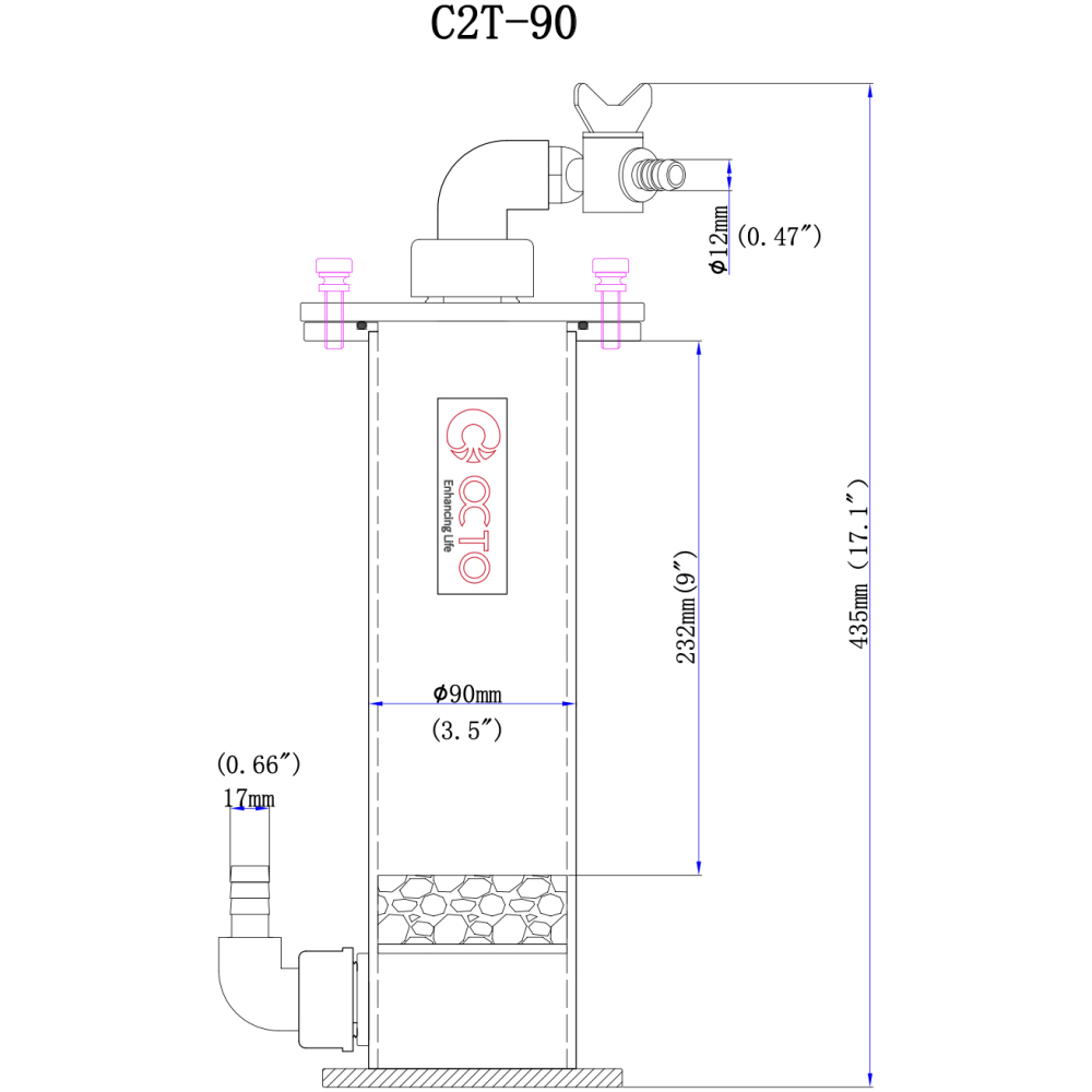 OCTO C2T-90 Universal CO2 Scrubber - Image 5