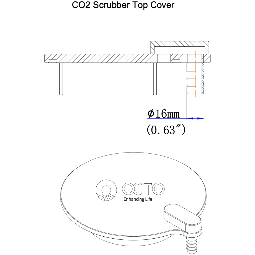 OCTO C2T-90 Universal CO2 Scrubber - Image 3