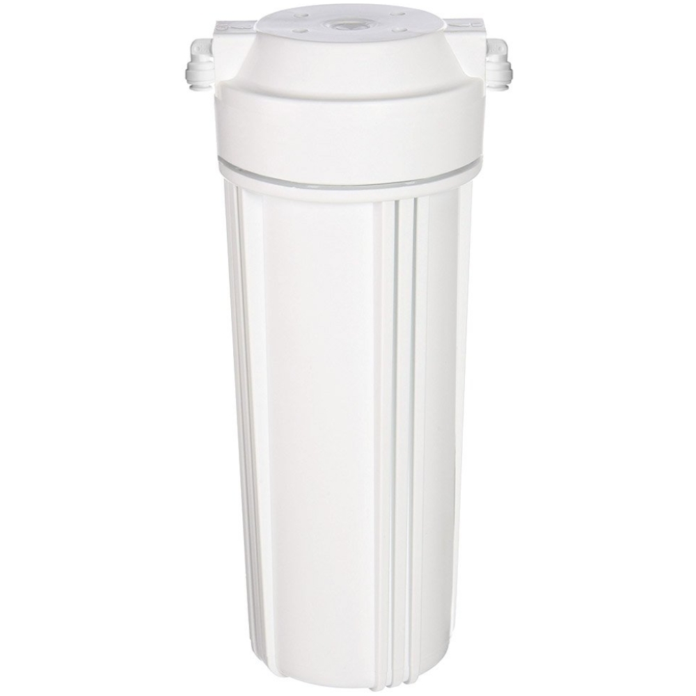 10"X 2.5"White Filter Housing " 1/4"Quick Connect Fittings