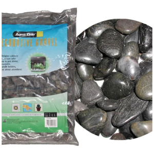 Reptile One Decorative Gravel 5Kg Natural Polished Stone Black