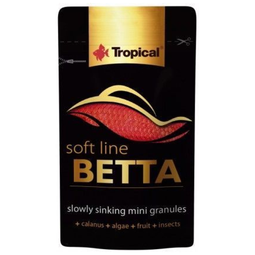 Tropical Betta Soft Line 5g Mini Granules Fish Food